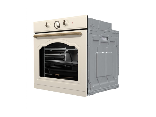 Gorenje Oven | BOS67372CLI | 77 L | Multifunctional | AquaClean | Mechanical | Steam function | Height 59.5 cm | Width 59.5 cm | Sandy