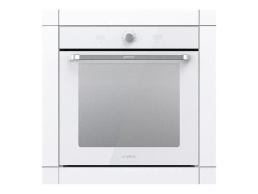 Gorenje Oven | BOS6737SYW | 77 L | Electric | AquaClean | Mechanical control | Steam function | Height 59.5 cm | Width 59.5 cm | White