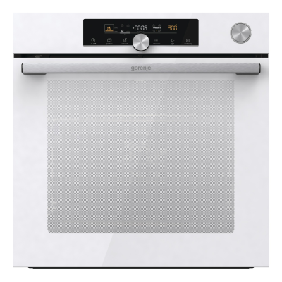 Gorenje Oven | BPSA6747A08WG | 77 L | Electric | AquaClean | Mechanical control | Steam function | Height 59.5 cm | Width 59.5 cm | White