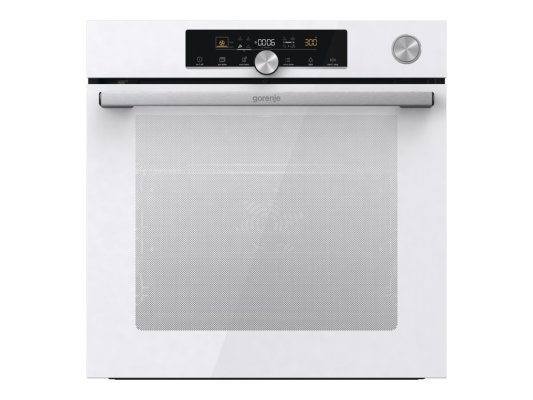 Gorenje Oven | BPSA6747A08WG | 77 L | Electric | AquaClean | Mechanical control | Steam function | Height 59.5 cm | Width 59.5 cm | White