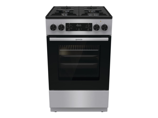 Gorenje Cooker | GK5C42SF | Hob type Gas | Oven type Electric | Grey | Width 50 cm | Depth 59.4 cm | 70 L
