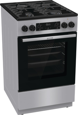Gorenje Cooker | GK5C42SF | Hob type Gas | Oven type Electric | Grey | Width 50 cm | Depth 59.4 cm | 70 L