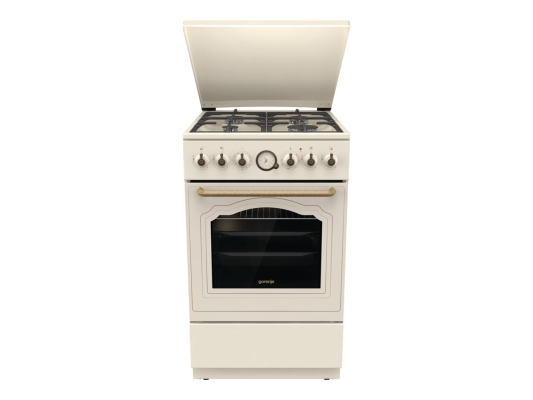 Gorenje Cooker | GKS5B70CLI | Hob type Gas | Oven type Electric | Sandy | Width 50 cm | Depth 59.4 cm | 70 L