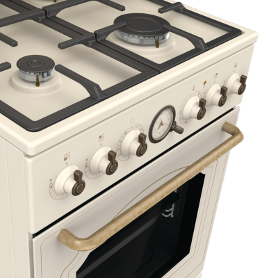 Gorenje Cooker | GKS5B70CLI | Hob type Gas | Oven type Electric | Sandy | Width 50 cm | Depth 59.4 cm | 70 L