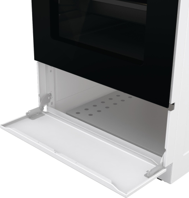 Gorenje Cooker | GE5A21WH | Hob type Electric | Oven type Electric | White | Width 50 cm | Grilling | Depth 59.4 cm | 68 L