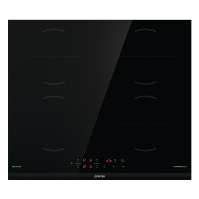 Gorenje Hob | GI6401BCE | Induction | Number of burners / cooking zones 4 | Touch control | Timer | Black