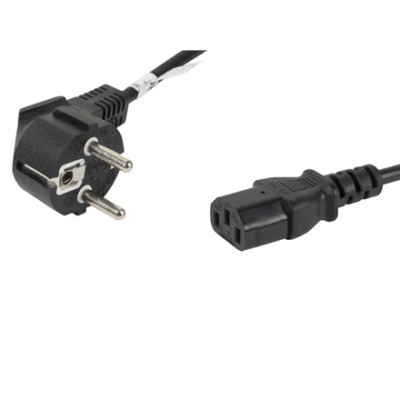Lanberg | CEE 7 / 7 to IEC 320 C13 Power Cord | CA-C13C-10CC-0018-BK
