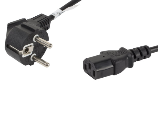 Lanberg | CEE 7 / 7 to IEC 320 C13 Power Cord | CA-C13C-10CC-0018-BK