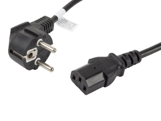 Lanberg | CEE 7 / 7 to IEC 320 C13 Power Cord | CA-C13C-11CC-0018-BK