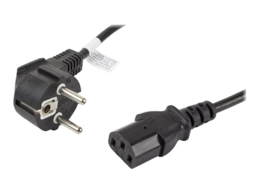 Lanberg | CEE 7 / 7 to IEC 320 C13 Power Cord | CA-C13C-11CC-0018-BK