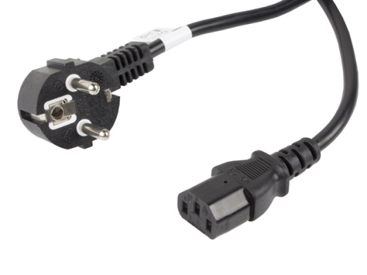 Lanberg | CEE 7 / 7 to IEC 320 C13 Power Cord | CA-C13C-11CC-0100-BK