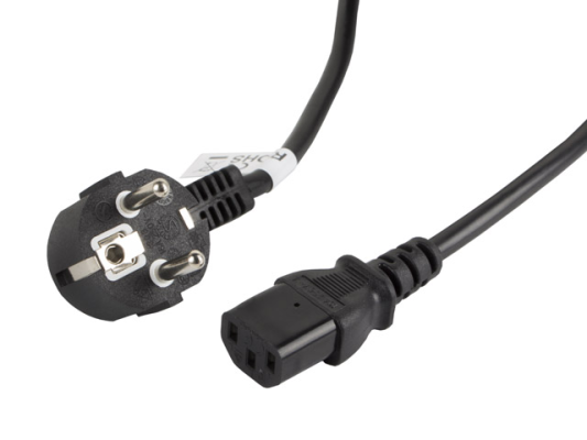 Lanberg | CEE 7 / 7 to IEC 320 C13 Power Cord | CA-C13C-11CC-0030-BK