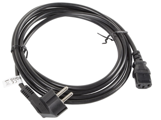 Lanberg | CEE 7 / 7 to IEC 320 C13 Power Cord | CA-C13C-11CC-0030-BK