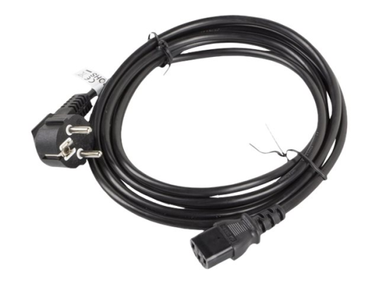 Lanberg | CEE 7 / 7 to IEC 320 C13 Power Cord | CA-C13C-11CC-0030-BK