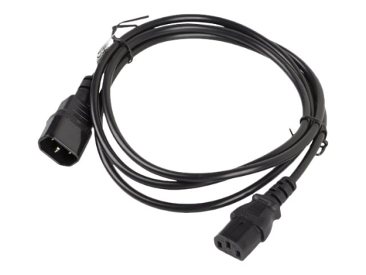 Lanberg | IEC 320 C13 to C14 Cable | CA-C13E-10CC-0018-BK