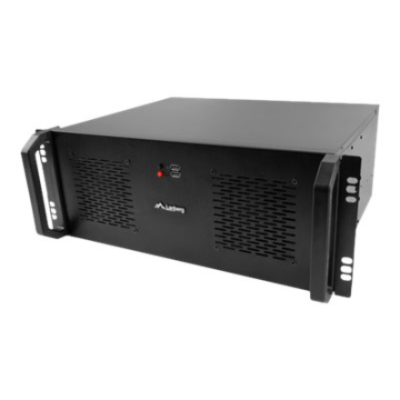 Lanberg Rackmount server chassis lanberg ATX 350 / 10 19" / 4U | Black