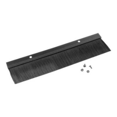 Lanberg 19" cable entry brush panel | AK-1102-B | Black