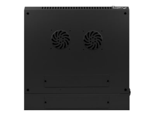 Lanberg | Rack cabinet 19" double-section wall-mount 12U / 600x600 (flat pack) | WF02-6612-10B | Black