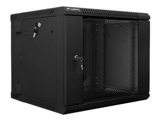 Lanberg | Rack cabinet 19" double-section wall-mount 9U / 600x600 (flat pack) | WF02-6609-10B | Black