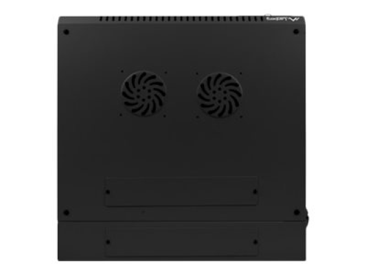 Lanberg | Rack cabinet 19" double-section wall-mount 9U / 600x600 (flat pack) | WF02-6609-10B | Black