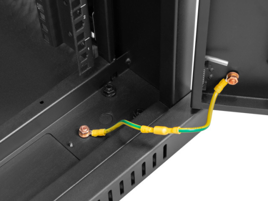 Lanberg | Rack cabinet 19" free-standing 15U / 800x1000 (flat pack) with mesh door, LCD | FF01-8015-23BL | Black