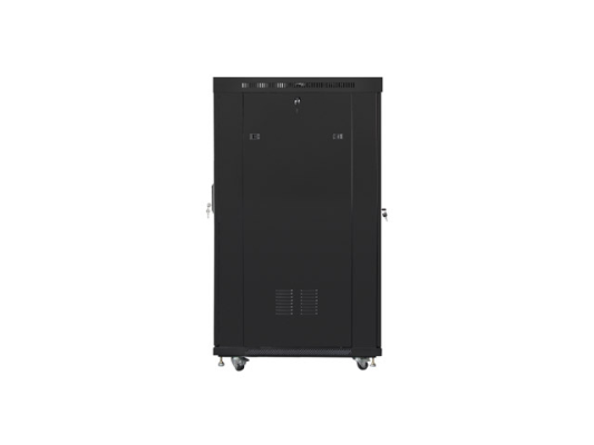 Lanberg | Rack cabinet 19" free-standing 22U / 800x1000 (flat pack) with glass door | FF01-8022-12BL | Black