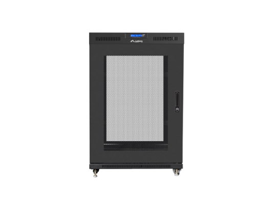 Lanberg | Rack cabinet 19" free-standing 22U / 800x1000 (flat pack) with mesh door | FF01-8022-23BL | Black