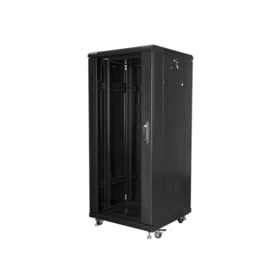 Lanberg | Rack cabinet 19" free-standing 27U / 600x600 (flat pack) | FF01-6627-12B | Black