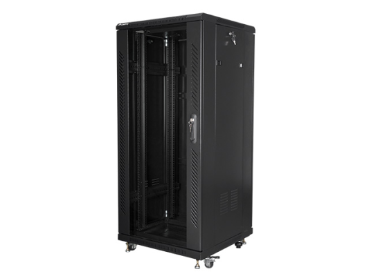 Lanberg | Rack cabinet 19" free-standing 27U / 600x600 (flat pack) | FF01-6627-12B | Black