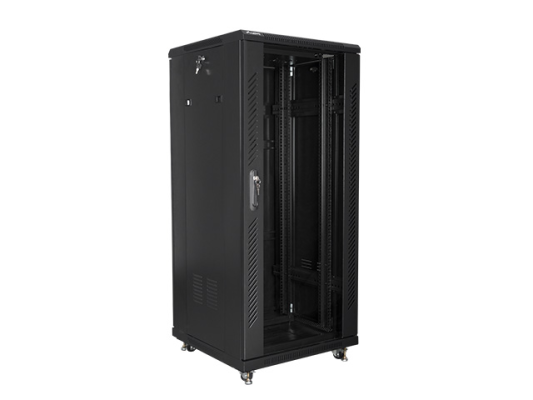 Lanberg | Rack cabinet 19" free-standing 27U / 600x600 (flat pack) | FF01-6627-12B | Black