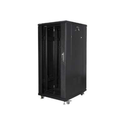 Lanberg | Rack cabinet 19" free-standing 27U / 600x800 (flat pack) | FF01-6827-12B | Black