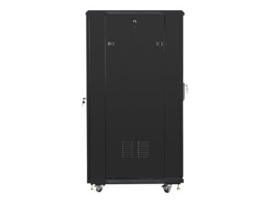 Lanberg | Rack cabinet 19" free-standing 27U / 600x800 (flat pack) | FF01-6827-12B | Black