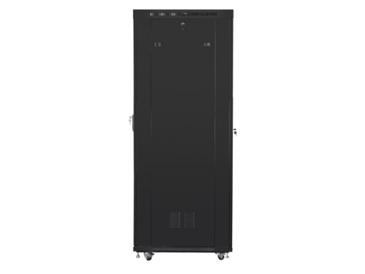 Lanberg | Rack cabinet 19" free-standing 27U / 800x1200 (flat pack) with mesh door, LCD | FF01-8227-23BL | Black