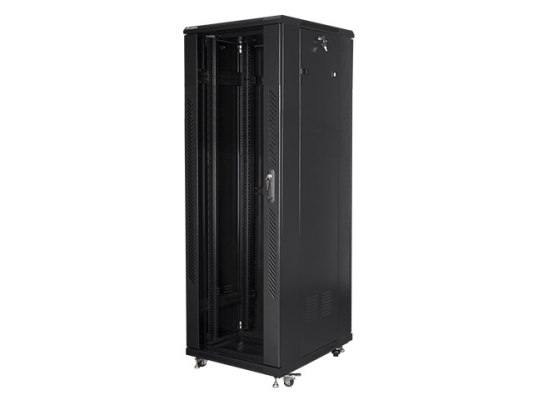 Lanberg | Rack cabinet 19" free-standing 37U / 600x800 (flat pack) | FF01-6837-12B | Black