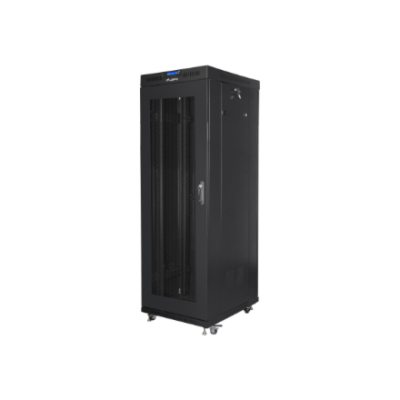 Lanberg | Rack cabinet 19" free-standing 37U / 600x800 (flat pack) with mesh door, LCD | FF01-6837-23BL | Black