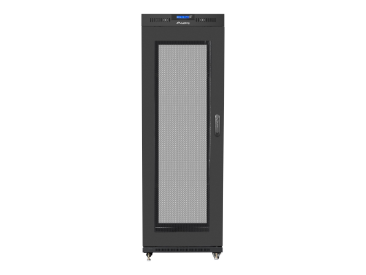 Lanberg | Rack cabinet 19" free-standing 37U / 600x800 (flat pack) with mesh door, LCD | FF01-6837-23BL | Black