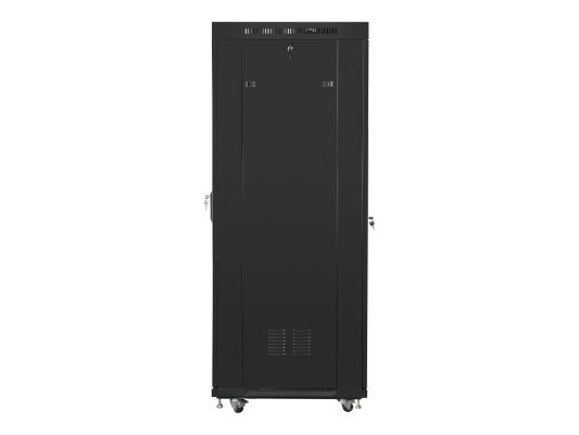 Lanberg | Rack cabinet 19" free-standing 37U / 600x800 (flat pack) with mesh door, LCD | FF01-6837-23BL | Black