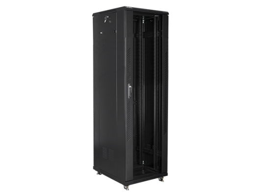 Lanberg | Rack cabinet 19" free-standing 42U / 600x800 (flat pack) | FF01-6842-12B | Black