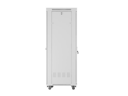 Lanberg | Rack cabinet 19" free-standing 42U / 600x800 (flat pack) with glass door, LCD | FF01-6842-12SL | Grey