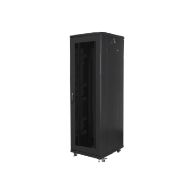 Lanberg | Rack cabinet 19" free-standing 42U / 600x800 (flat pack) with mesh door | FF01-6842-23B | Black