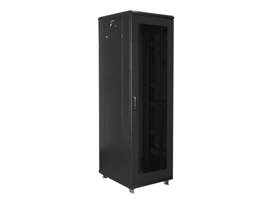 Lanberg | Rack cabinet 19" free-standing 42U / 600x800 (flat pack) with mesh door | FF01-6842-23B | Black