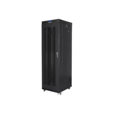 Lanberg | Rack cabinet 19" free-standing 42U / 600x800 (flat pack) with mesh door, LCD | FF01-6842-23BL | Black