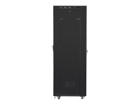 Lanberg | Rack cabinet 19" free-standing 42U / 600x800 (flat pack) with mesh door, LCD | FF01-6842-23BL | Black
