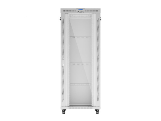 Lanberg | Rack cabinet 19" free-standing 42U / 800x1000 (flat pack) with glass door, LCD | FF01-8042-12SL | Grey