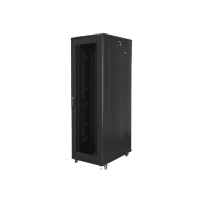 Lanberg | Rack cabinet 19" free-standing 42U / 800x1000 (flat pack) with mesh door | FF01-8042-23B | Black