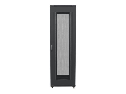 Lanberg | Rack cabinet 19" free-standing 42U / 800x1000 (flat pack) with mesh door | FF01-8042-23B | Black
