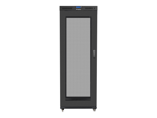 Lanberg | Rack cabinet 19" free-standing 42U / 800x1000 (flat pack) with mesh door, LCD | FF01-8042-23BL | Black