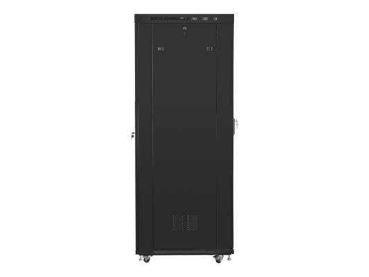 Lanberg | Rack cabinet 19" free-standing 42U / 800x1000 (flat pack) with mesh door, LCD | FF01-8042-23BL | Black