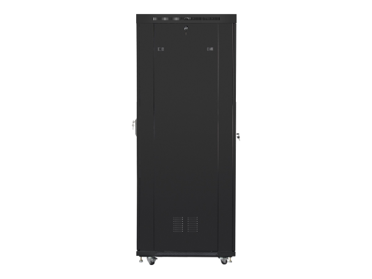 Lanberg | Rack cabinet 19" free-standing 42U / 800x1000 (flat pack) with mesh door, LCD | FF01-8042-23BL | Black