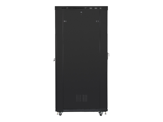 Lanberg | Rack cabinet 19" free-standing 42U / 800x1200 (flat pack) with glass door, LCD | FF01-8242-12BL | Black